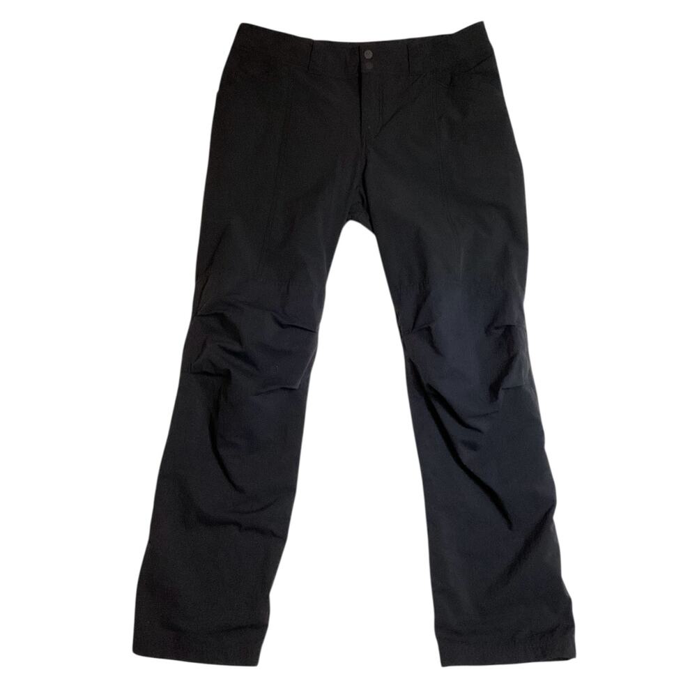 REI Co-op Hiking Pants Nylon convertible  roll tab Women’s 14 charcoal gray